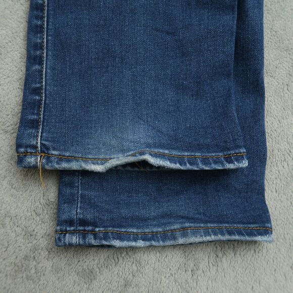 Lucky Brand Jeans Women's 10R Blue Mid-Rise Brooke Straight Denim 32" Inseam - Picture 2 of 15